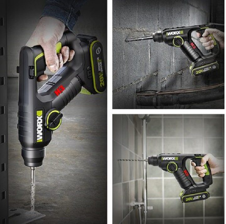 Máy thực hiện khoan dễ dàng trên các vật liệu