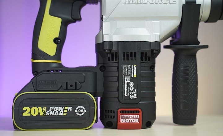 Máy được trang bị động cơ không chổi than Máy được trang bị động cơ không chổi than