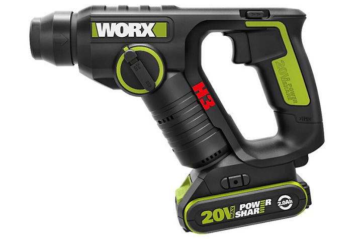 Máy khoan búa hoạt động bền bỉ điện áp 20V