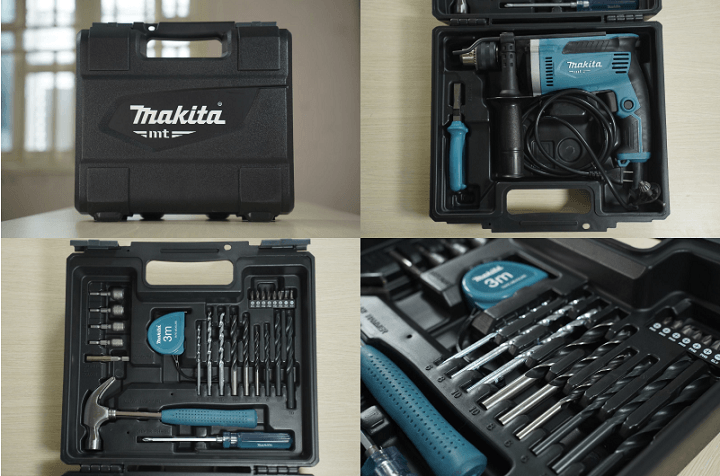 Bộ máy khoan búa Makita M8100KX2B Bộ máy khoan búa Makita M8100KX2B