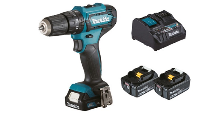 Bộ máy khoan búa và vặn vít dùng pin Makita HP333DNX10  Bộ máy khoan búa và vặn vít dùng pin Makita HP333DNX10