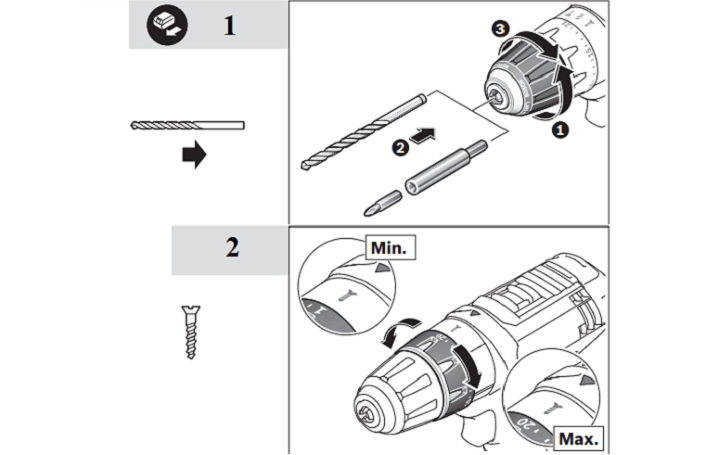 Lắp đặt và sử dụng GSB 18-2 LI Lắp đặt và sử dụng GSB 18-2 LI