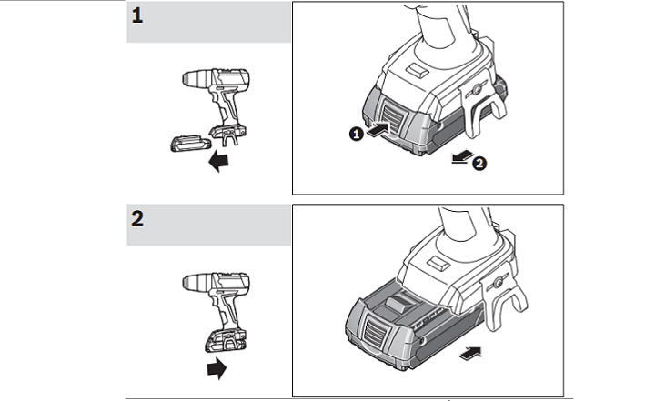 Lắp đặt và sử dụng GSB 18-2 LI Lắp đặt và sử dụng GSB 18-2 LI
