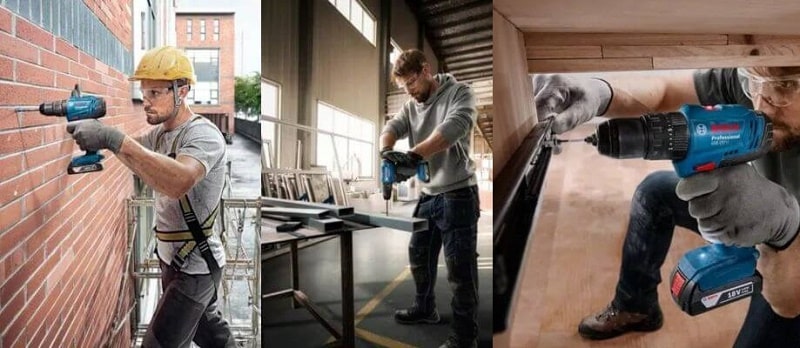 Máy khoan động lực Pin Bosch GSB 183-LI có thiết kế nhỏ gọn