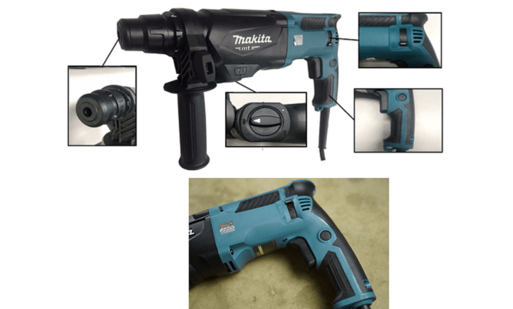 Máy khoan bê tông Makita M8701B thiết kế chắc chắn Máy khoan bê tông Makita M8701B thiết kế chắc chắn