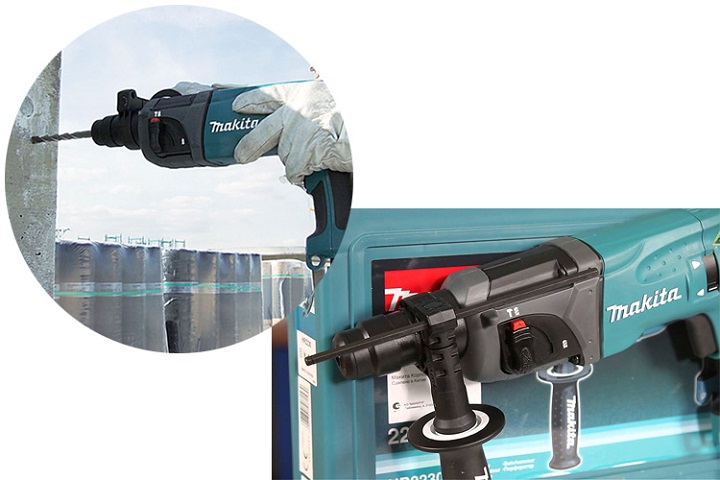 Makita HR2230 khoan bền bỉ, mạnh mẽ