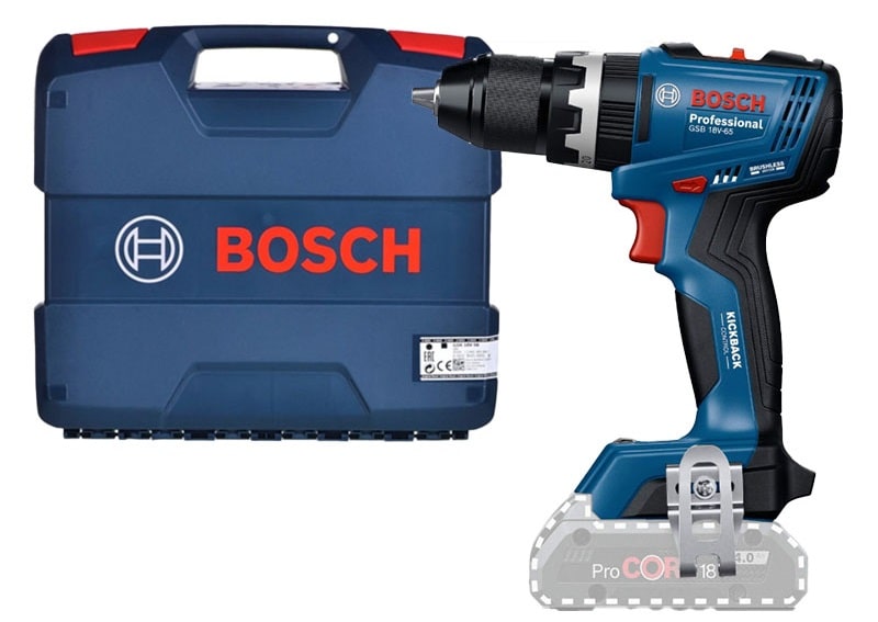 Bộ máy khoan pin Bosch GSB 18V-65