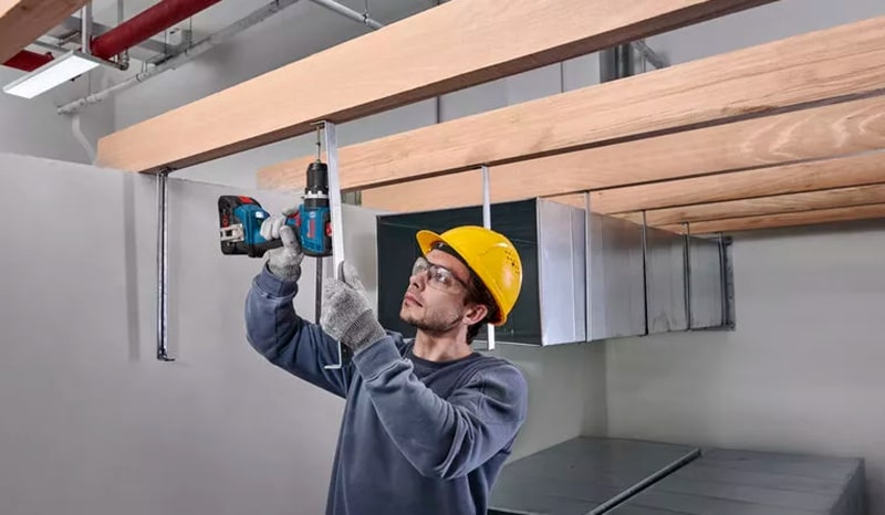 Bosch GSR 18-65 khoan ổn định, pin 18V