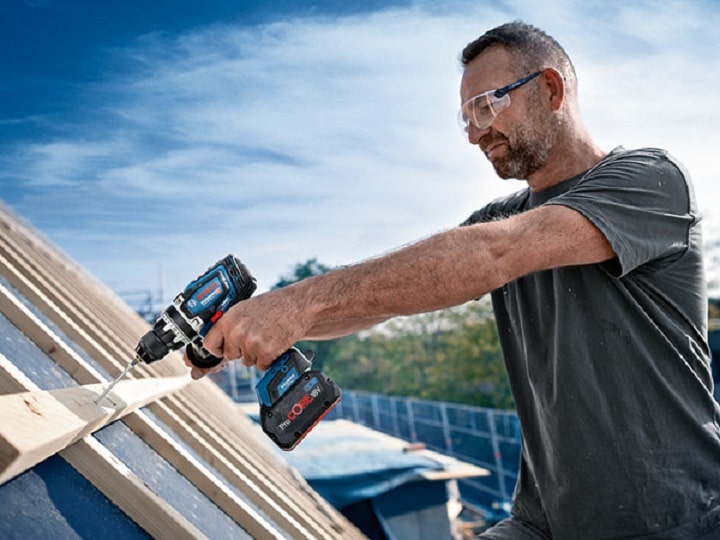 Máy khoan Bosch GSB 18V-150 C có khả năng khoan vượt trội Máy khoan Bosch GSB 18V-150 C có khả năng khoan vượt trội