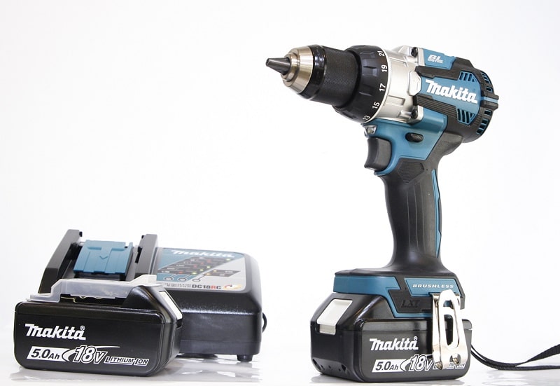 Bộ sản phẩm máy khoan pin Makita DHP489RTJ