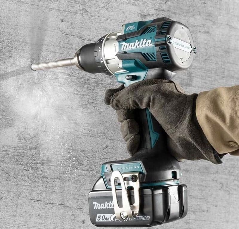 Máy khoan pin Makita DHP489RTJ khoan 3 chức năng