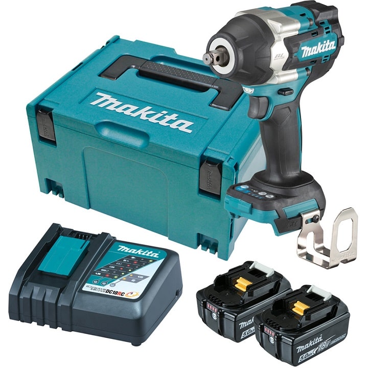 Bộ sản phẩm máy siết bu lông Makita DTW700RTJ Bộ sản phẩm máy siết bu lông Makita DTW700RTJ