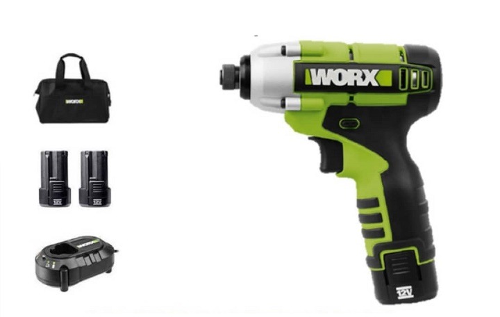 Máy vặn vít động lực dùng pin Worx Green WU280.3 có đầy đủ phụ kiện đi kèm Máy vặn vít động lực dùng pin Worx Green WU280.3 có đầy đủ phụ kiện đi kèm