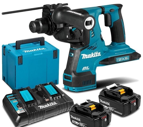 Bộ máy khoan bê tông pin Makita DHR282PT2J