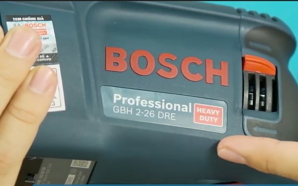 Bosch GBH 2-26DRE là dòng máy khoan Heavy Duty chuyên nghiệp