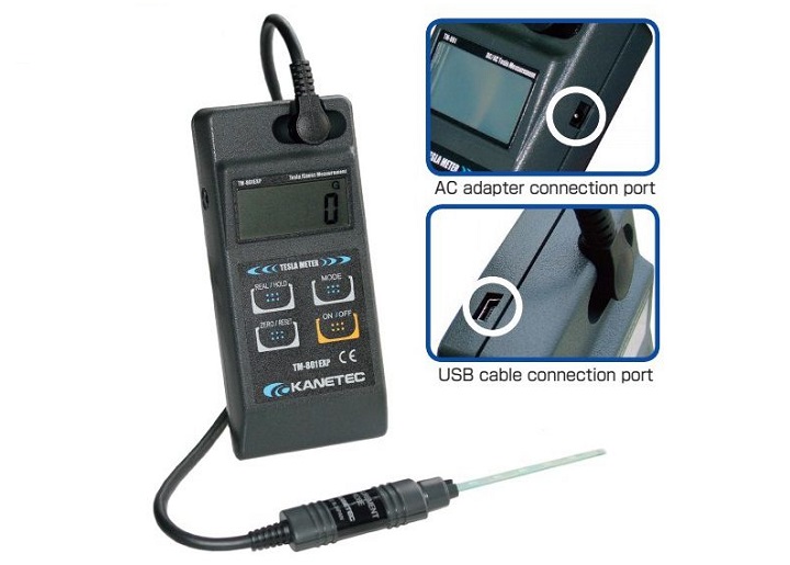 Kanetec TM-801EXP thiết kế đơn giản, nhỏ gọn, đo chính xác