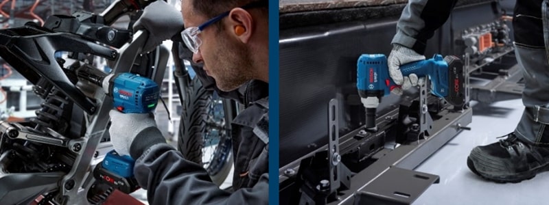 Máy bắt ốc dùng pin BoscH IDS 18V-20 bắt ốc chắc chắn với lực siết đạt 300Nm