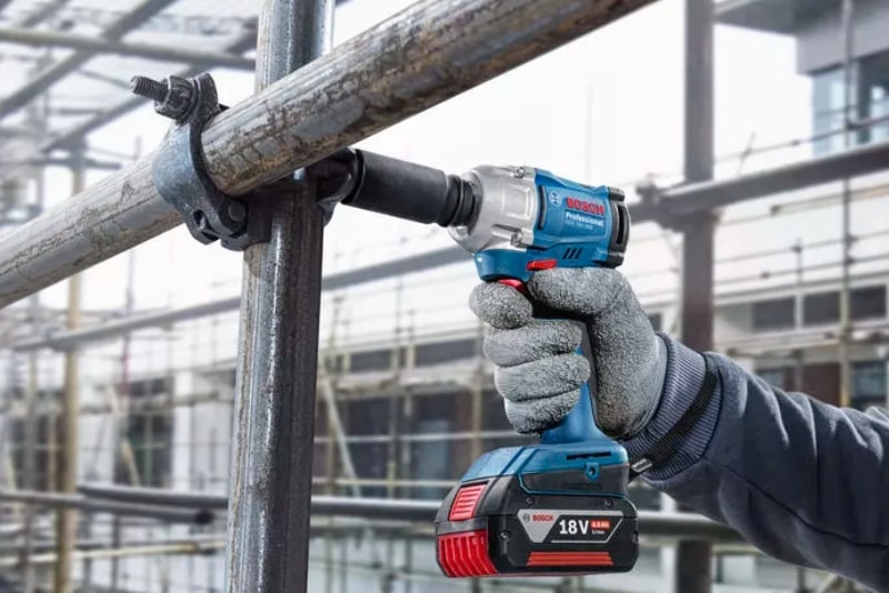 Máy siết bu lông pin GDS 18V-350 siết nhanh với pin 18V