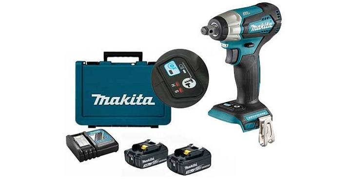 Bộ sản phẩm máy siết bu lông Makita DTW181RFE
