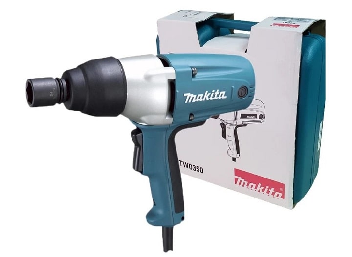 Máy siết bu lông Makita TW0350 có hộp nhựa đi kèm Máy siết bu lông Makita TW0350 có hộp nhựa đi kèm