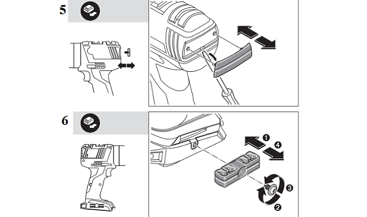 lắp đặt và vận hành GSR 18V-EC Lắp đặt và vận hành GSR 18V-EC