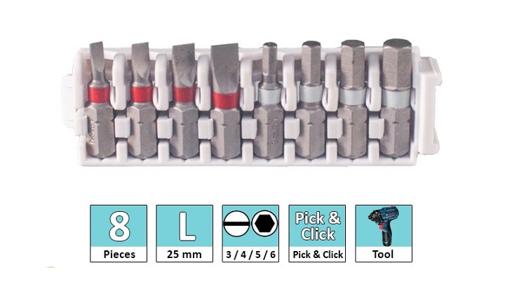 Bộ vặn vít SL, Hex Bosch 2608522414 chất lượng cao