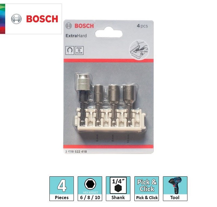 Đầu vặn ốc Bosch 2608522418 chất lượng cao
