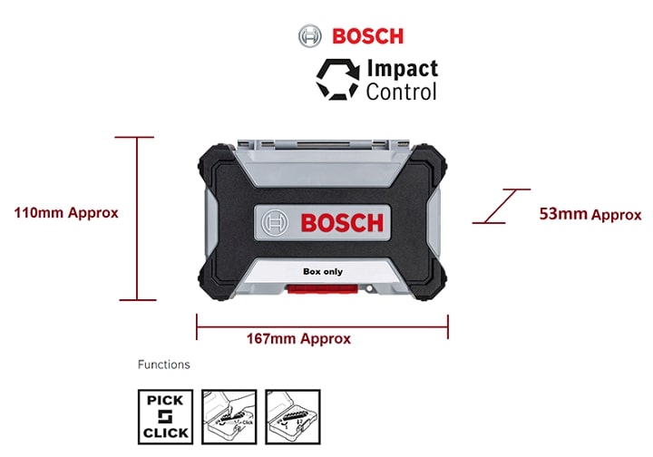 Hộp đựng Bosch 2608522363 nhỏ gọn