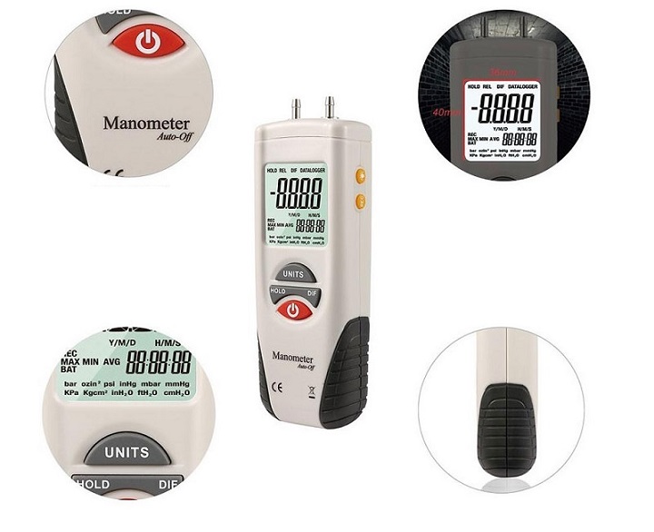 Thiết bị đo áp suất áp lực tối đa 20psi HT-1891