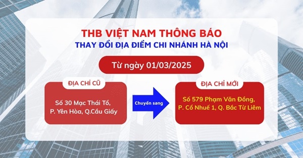 Thông báo chuyển địa điểm văn phòng