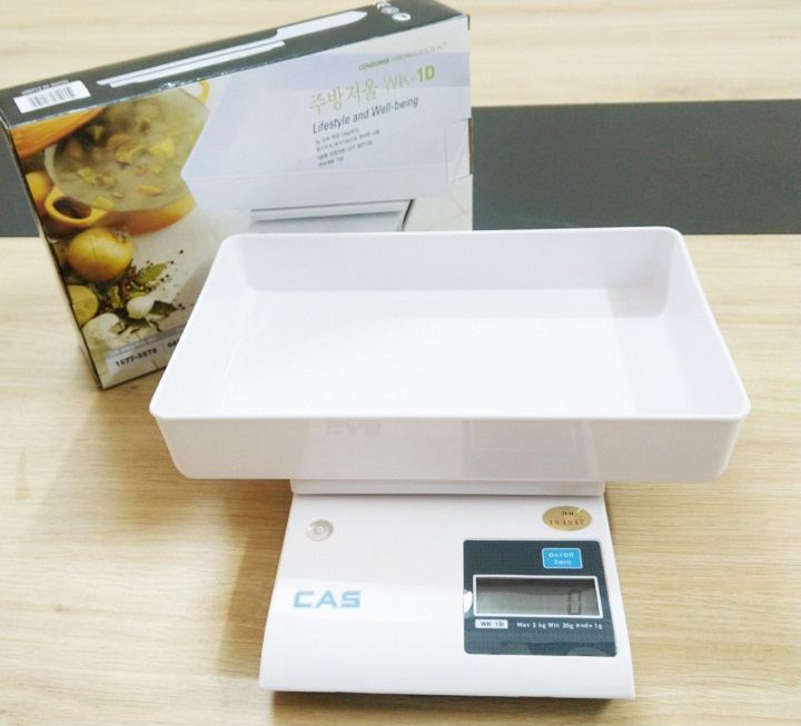 Cân bàn điện tử CAS WK-1D 3 KG Cân bàn điện tử CAS WK-1D 3 KG