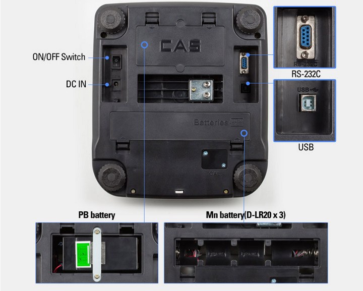 Cân bàn điện tử CAS SWII-30CD Cân bàn điện tử CAS SWII-30CD